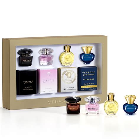 versace mini perfume set women's|versace miniature perfume set.